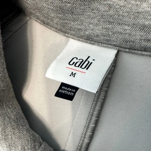CAbi Gray Utility Jacket with Belt - Picture 2 of 2